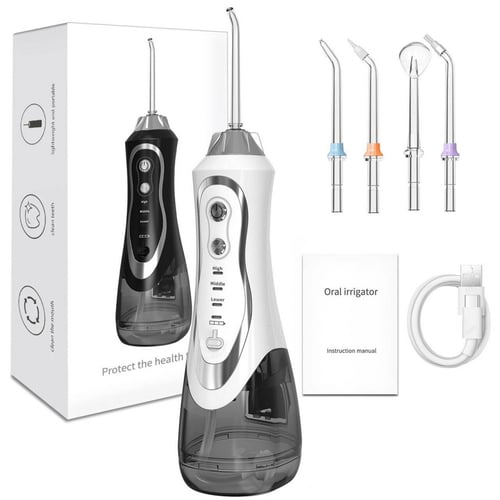 جهاز الخيط المائي برؤوسه الأربعة لتنظيف الأسنان