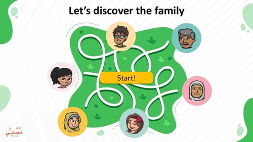 لعبة وقت العائلة تعليمية (انجليزي)