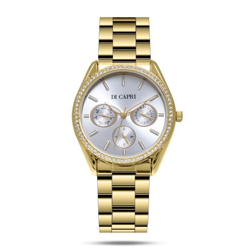 ساعه نسائي دي كابري ذهبي مينا ابيض - DI9637