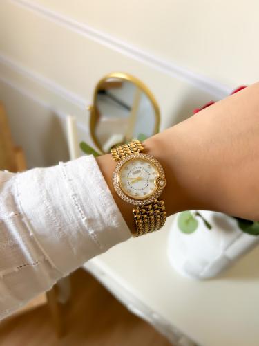 ساعة شبيه كارتييه ذهبي - CO908GW