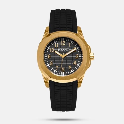 ساعة رجالية اسود مع ذهبي دي كابري - DI8088