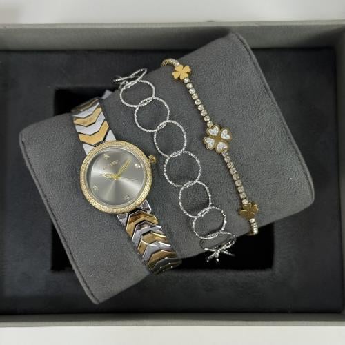 طقم دي كابري نسائي رمادي- D3114TGW