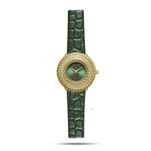 ساعة دي كابري نسائي ذهبي اخضر - DI3935