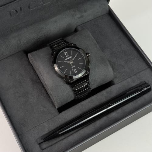 طقم ساعة سوداء دي كابري - DI231123SGY