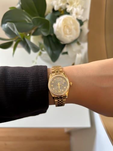 ساعة يد نسائية ستيل -( 77202 )