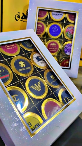 عينات بخور ماركة فرنسي وشرقي العدد 24 قطعة مناسب ل...