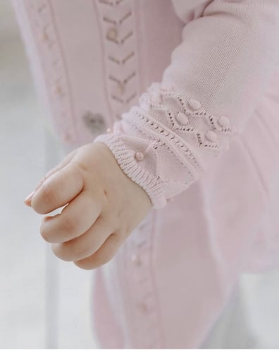 فستان تريكو اسباني مع ريطة