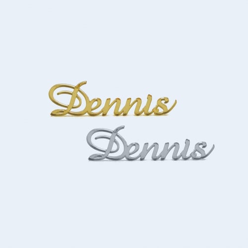 قص ليزر اسم اكريليك