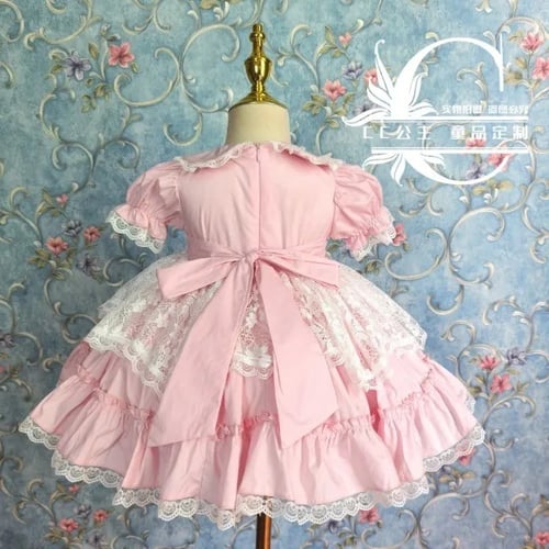 فستان وردي أنيق