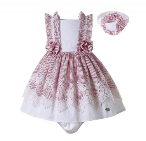 فستان بناتي -كلوت -طوق