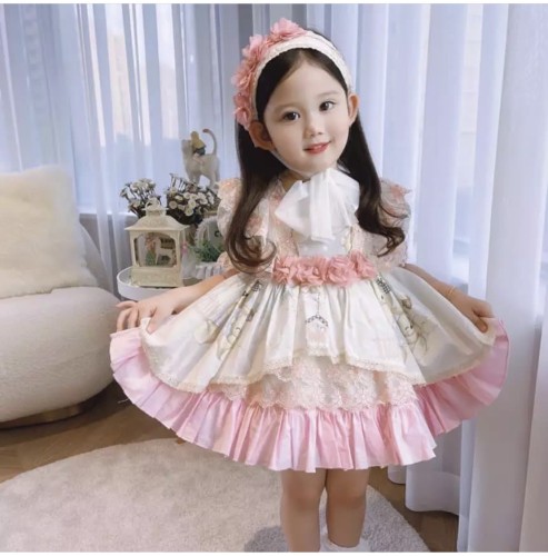 فستان الأميرة + باند الشعر + كلوت