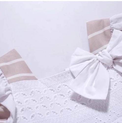 فستان بناتي طوق -كلوت