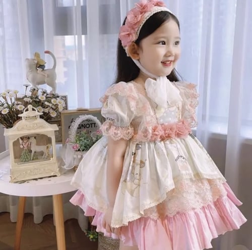 فستان الأميرة + باند الشعر + كلوت