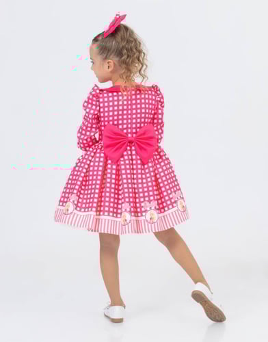 فستان باربي + أكسيسوار شعر