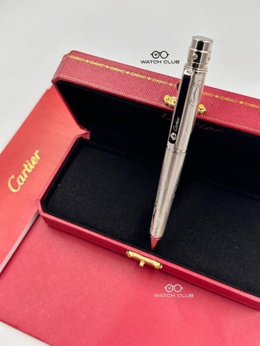 قلم ماركة كارتير فضي كامل