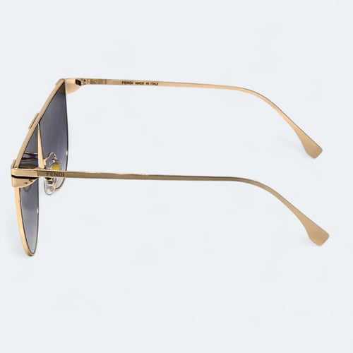 نظارة فيندي لون ارزق اطار ذهبي