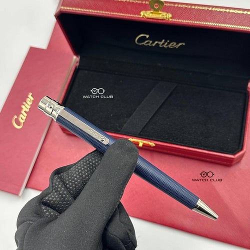 قلم ماركة كارتير فضي كحلي