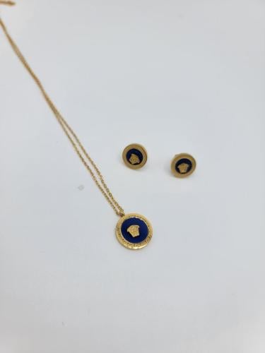 سلسة أنيقة لون ذهبي و أزرق