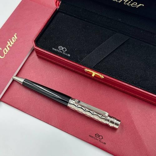 قلم ماركة كارتير اسود فضي