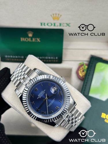 رولكس فضي ارقام لاتينيه رجالي