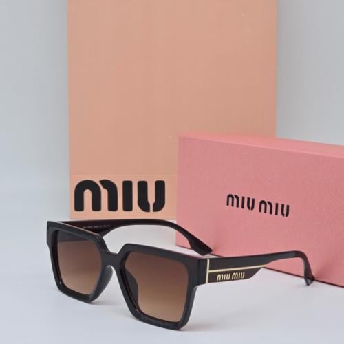 نظارة ميو ميو اسود بني