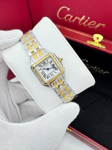 كارتير اطار مربع ذهبي وفضي نسائية