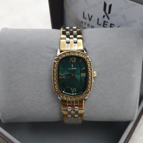 ساعة ليفان موديل فيرزاتشي لونين مينا اخضر