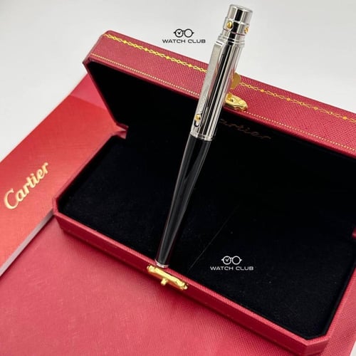 قلم ماركة كارتير اسود فضي