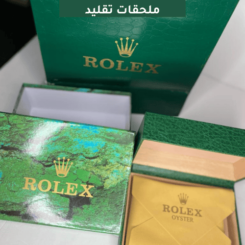 رولكس فضي كامل بفصوص