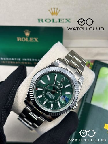 رولكس سكاي دويلر مينا اخضر