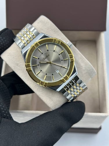 ساعة ماربلينو مكس مينا رمادي