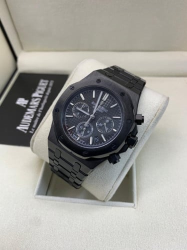 ساعة ادمرز بيجيه كرونوجراف - اسود كامل