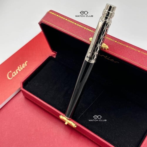 قلم ماركة كارتير اسود فضي