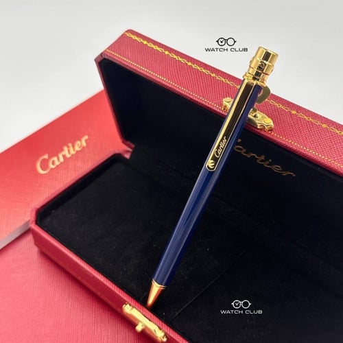 قلم ماركة كارتير كحلي ذهبي