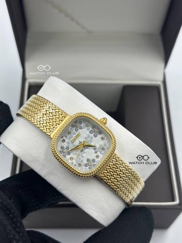 ساعة كومو ذهبي كامل