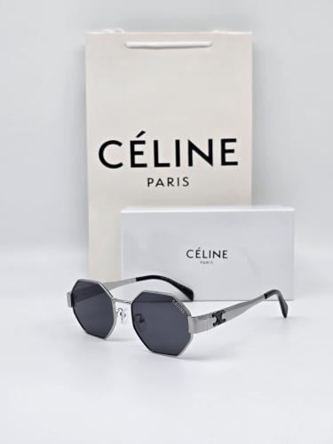 نظارة سيلين فضي اسود