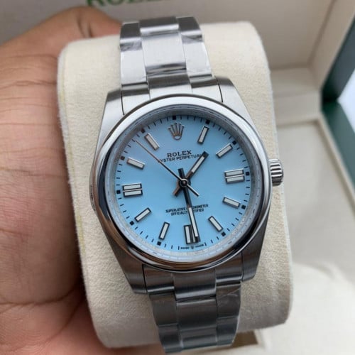 رولكس بربتشوال مينا سماوي رجالية