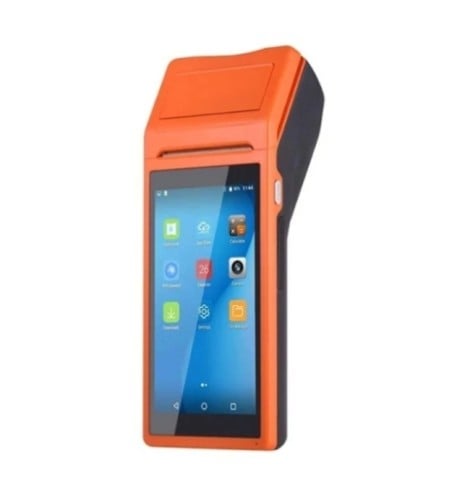جهاز كاشير متنقل مع طابعة ونظام أندرويد لدعم الفات...