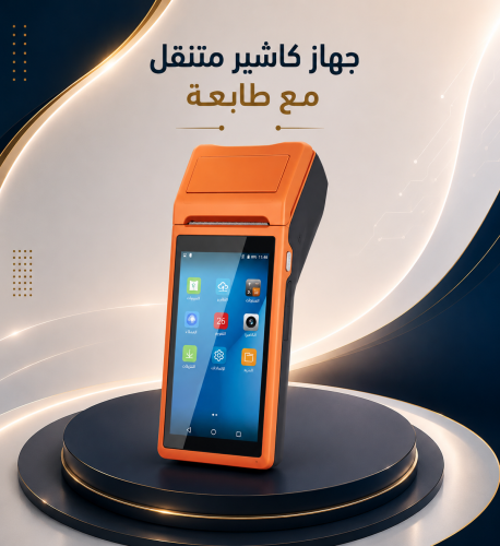جهاز كاشير متنقل مع طابعة