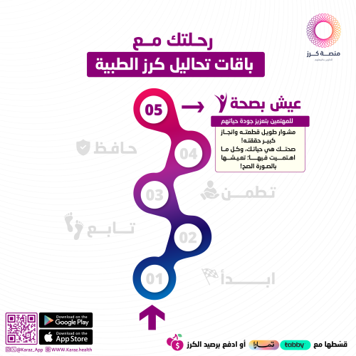 5- عيش بصحة - الخطوه الخامسة