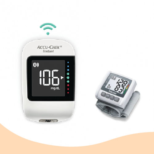 جهاز اكيو تشيك انستانت لقياس السكر + جهاز بيرو لقي...