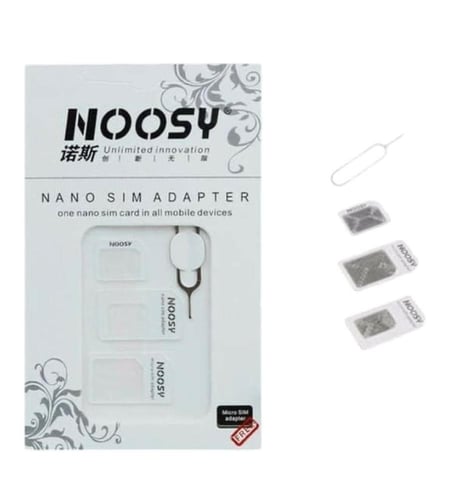 adapter محول بطاقة شريحة Sim من 5 مجموعات 4 في 1