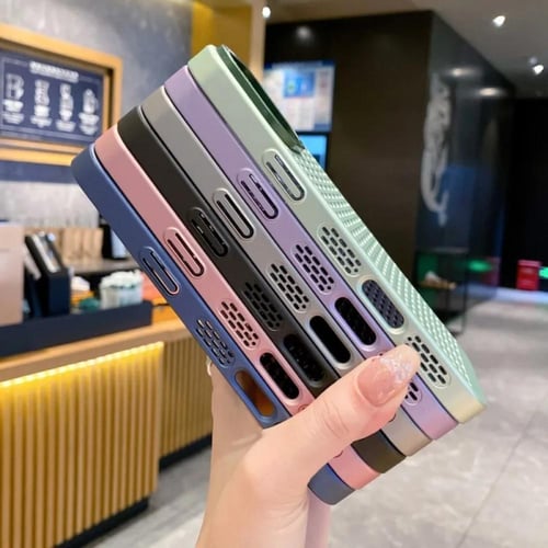 كفر آيفون 13/14/15 مشبك - متوافق مع أجهزة أبل