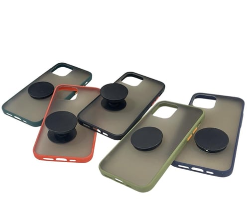 كفر ايفون 12 سيليكون مسكة- متوافق مع أجهزة أبل