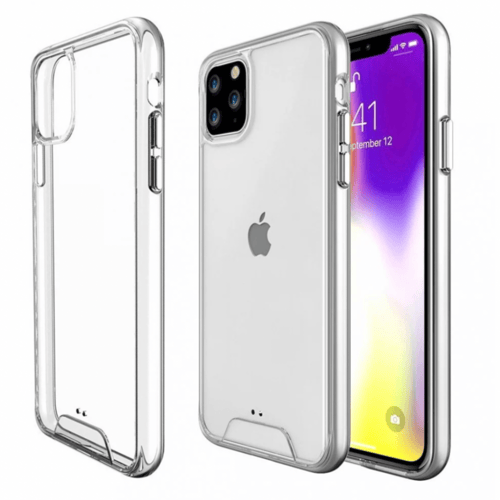 كفر آيفون 11/12 شفاف ماركة SPASE - متوافق مع أجهزة...