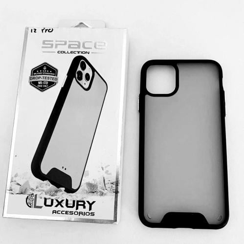 كفر آيفون 11/12 شفاف ثلجي ماركة اسبيس SPASE - متوا...