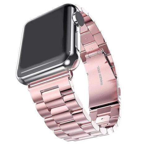 سوار ساعة آبل ستانلس فولاذ ,معدني متوافق مع Apple...