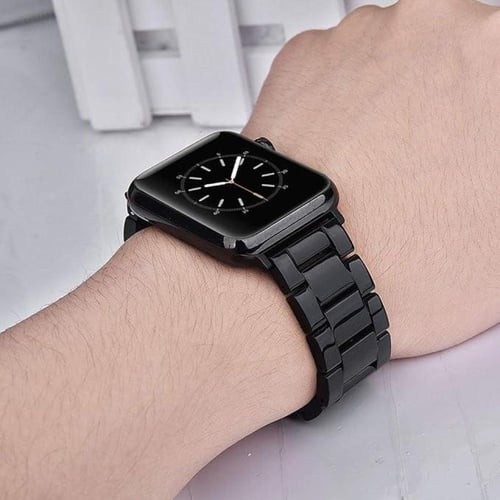 سوار ساعة آبل سيراميك مظهر ,أنيق متوافق مع Apple W...