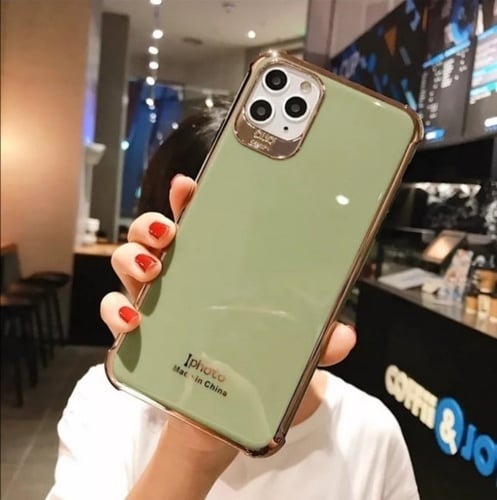 كفر حماية لهاتف ابل ايفون 11 العادي سيليكون اطار ذ...