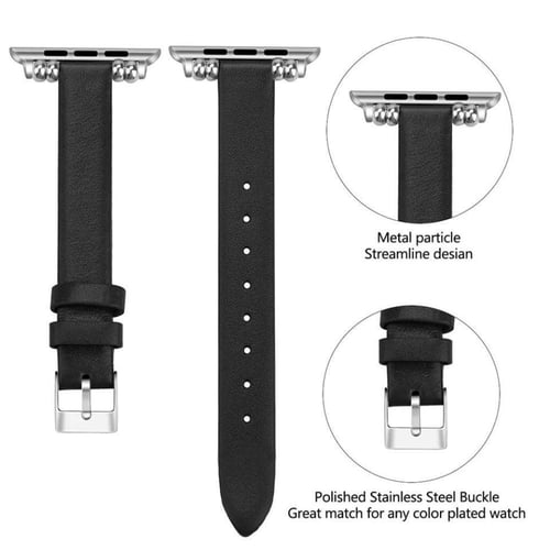 سوار ساعة آبل – جلد، مريح، متوافق مع Apple Watch.